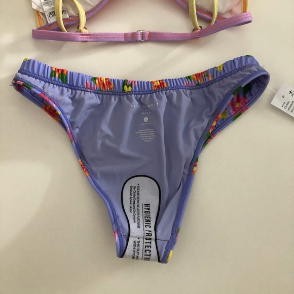 PacSun Ombré Floral Bikini Set Sz S - Picture 5 of 9